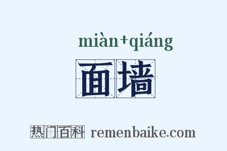 面墙是什么意思的图片